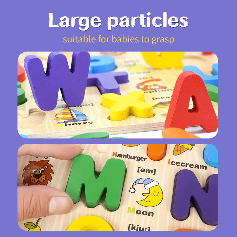 Thumbnail: Puzzle class Understanding children ABC letter toys Puzzle building blocks Lear