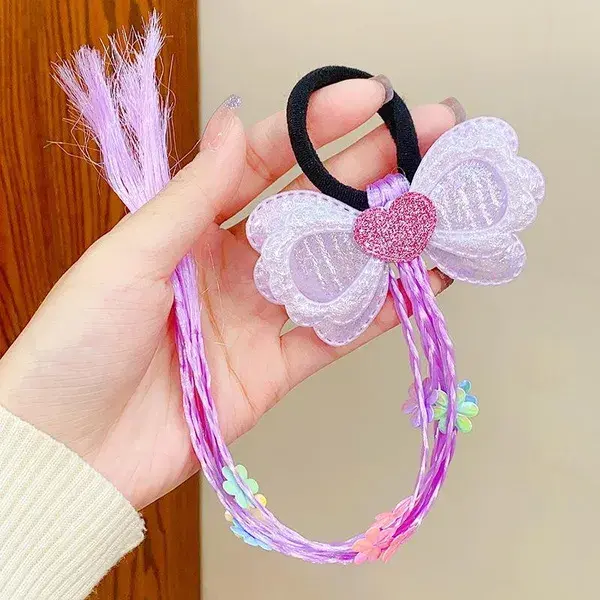 Miniaturbild: Neue Mädchen Bunte Perücken Pferdeschwanz Stirnbänder Gummibänder Schönheit Haa