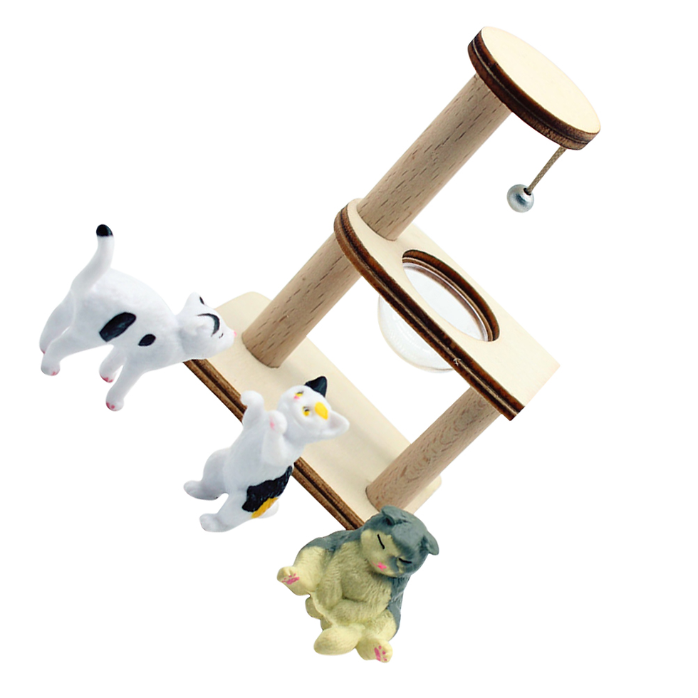 Thumbnail: House Decorations for Home Dollhouse Cat Climbing Frame Mini Furniture Ornament