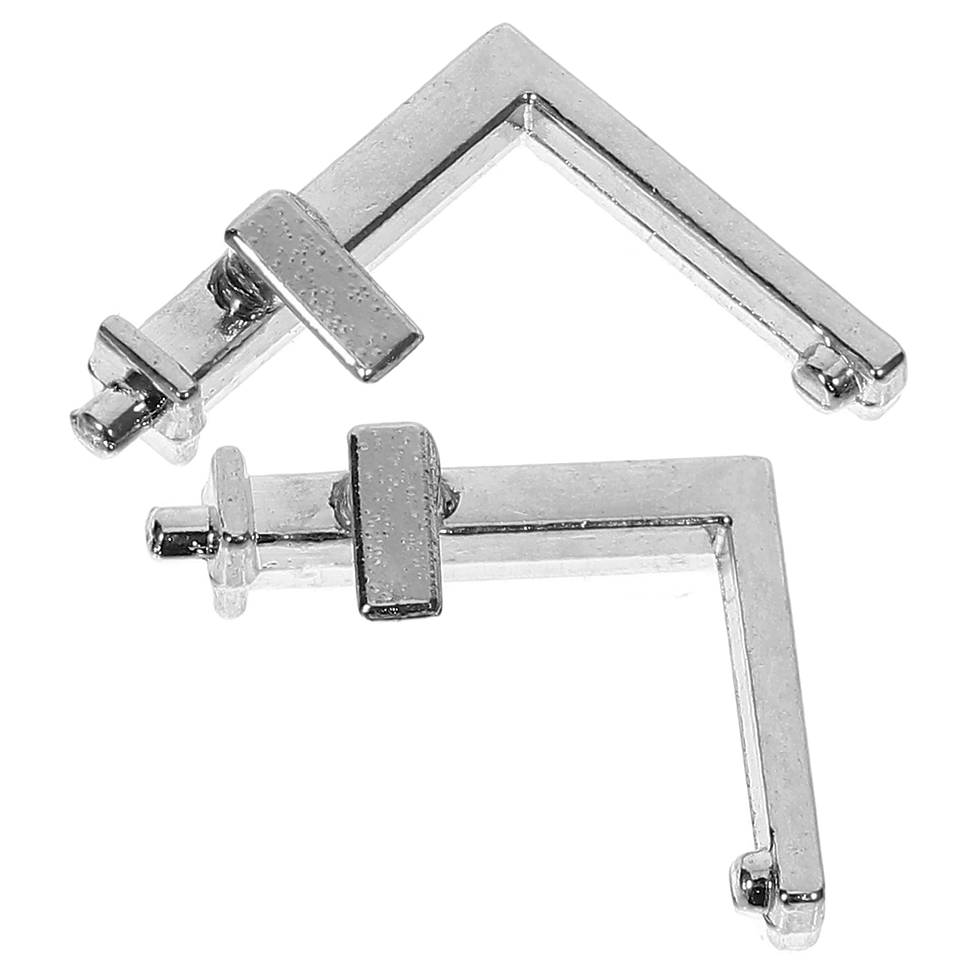 Miniaturbild: 2pcs Dollhouse Mini Faucet Miniature House Ornaments Pretend Play Accessories M
