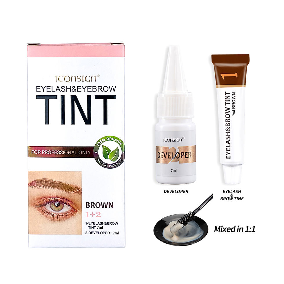 Thumbnail: Iconsign Wimpern und Augenbrauen tönung Farbstoff profession elle Augenbrauen F