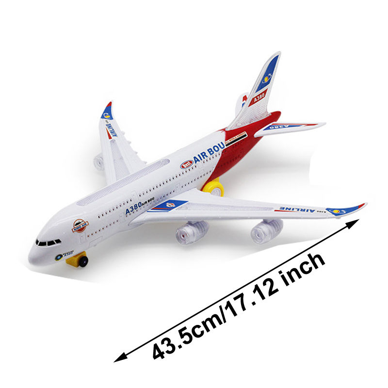 Thumbnail: A380 Flugzeuge großes langes elektrisches Modell Flugzeugs pielzeug mit Ton und