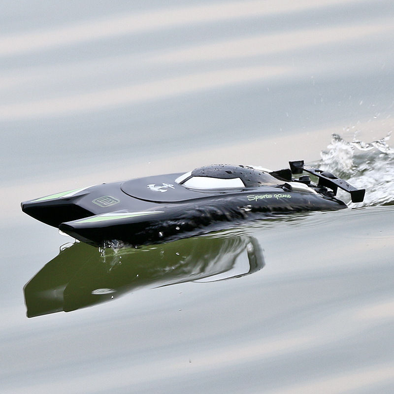 Thumbnail: 2,4g Doppel motor RC Schnellboot 30 km/h Hochgeschwindigkeits-Rennboot wasserdi