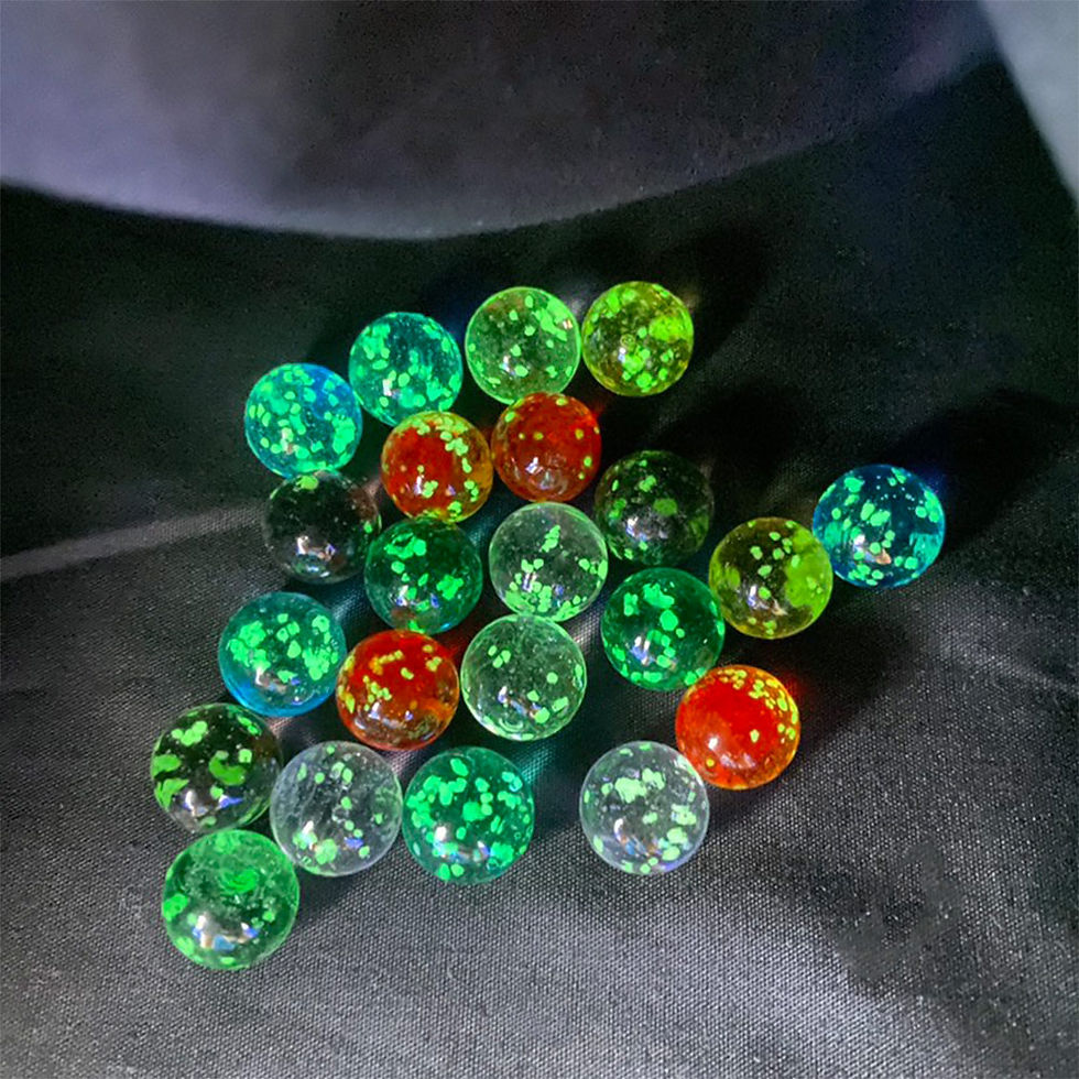Thumbnail: 10Pcs Leuchtenden Glas Kugeln 12mm Creme Konsole Spiel Pinball Maschine Rinder 