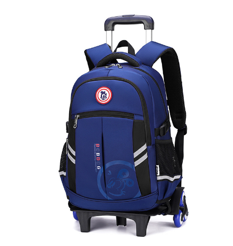 Thumbnail: Kinder Schule Trolley Taschen Rädern Rucksack für junge Kinder Schule taschen m