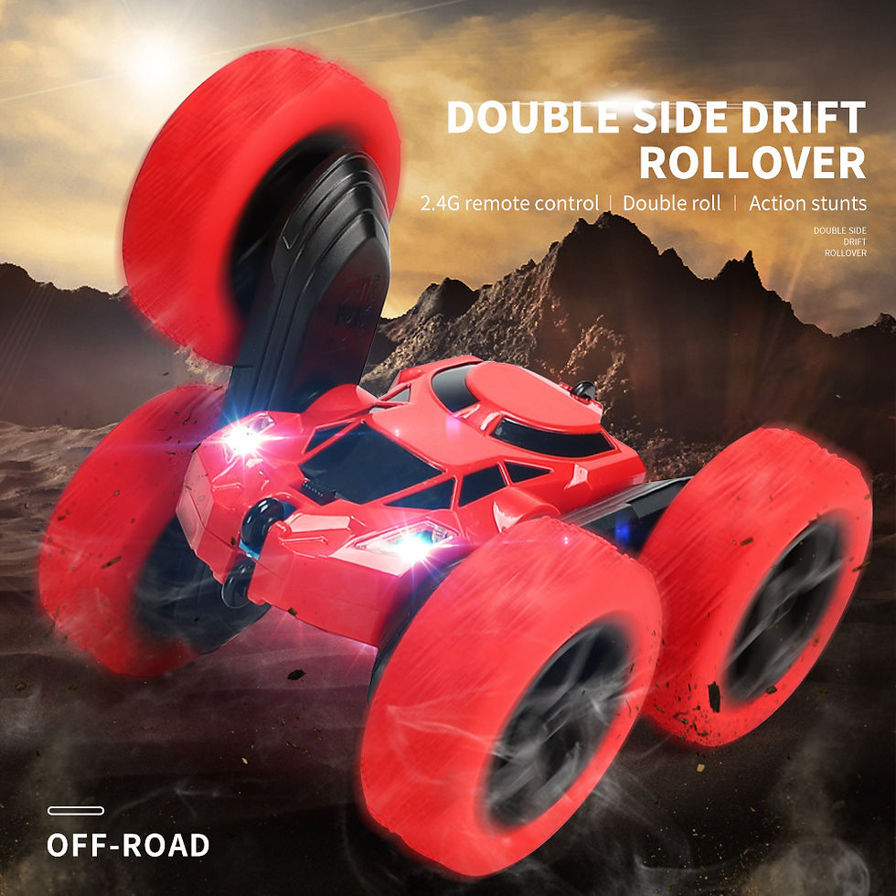 Thumbnail: RC Stunt Auto Kinder doppelseitige Flip 2,4 GHz Fernbedienung Auto Grad Drehung