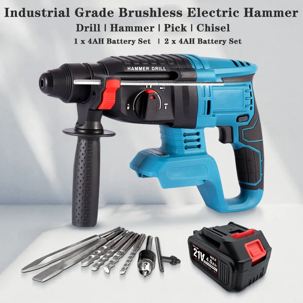 Multifunktion ale bürstenlose makita kabellose bohrer hammer rotations meißel b