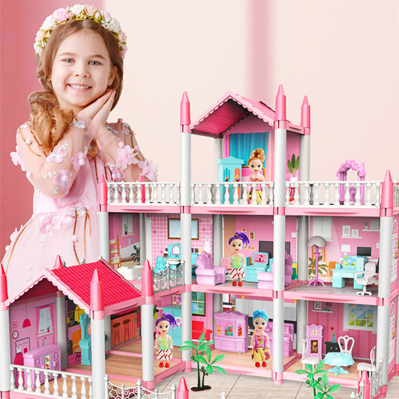 Thumbnail: Girls' Family Toys And 3D Cross-border Blockbuster Children's ,3D DIY Fantasy P