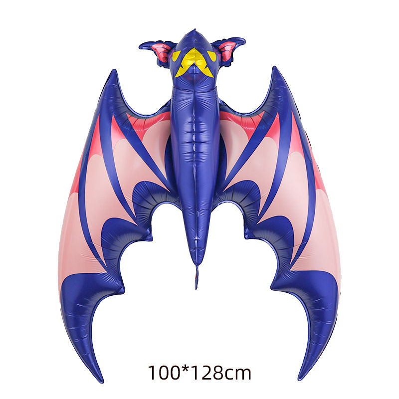 Miniaturbild: Happy Halloween Aluminum Film Balloon Bat Skull Head Pumpkin Shaped Inflatable 