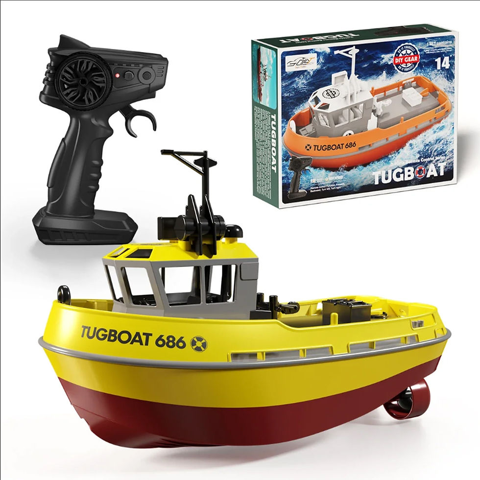 Thumbnail: Neues RC Boot 2,4g leistungs starke Dual Motor Langstrecken drahtlose elektrisc