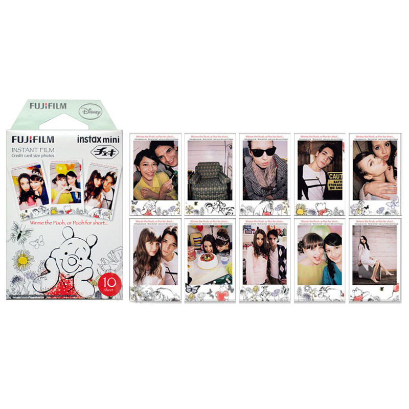 Thumbnail: Fujifilm Instax Mini Film 10-30 Sheets New Winnie Films Photo Paper For Fujifil