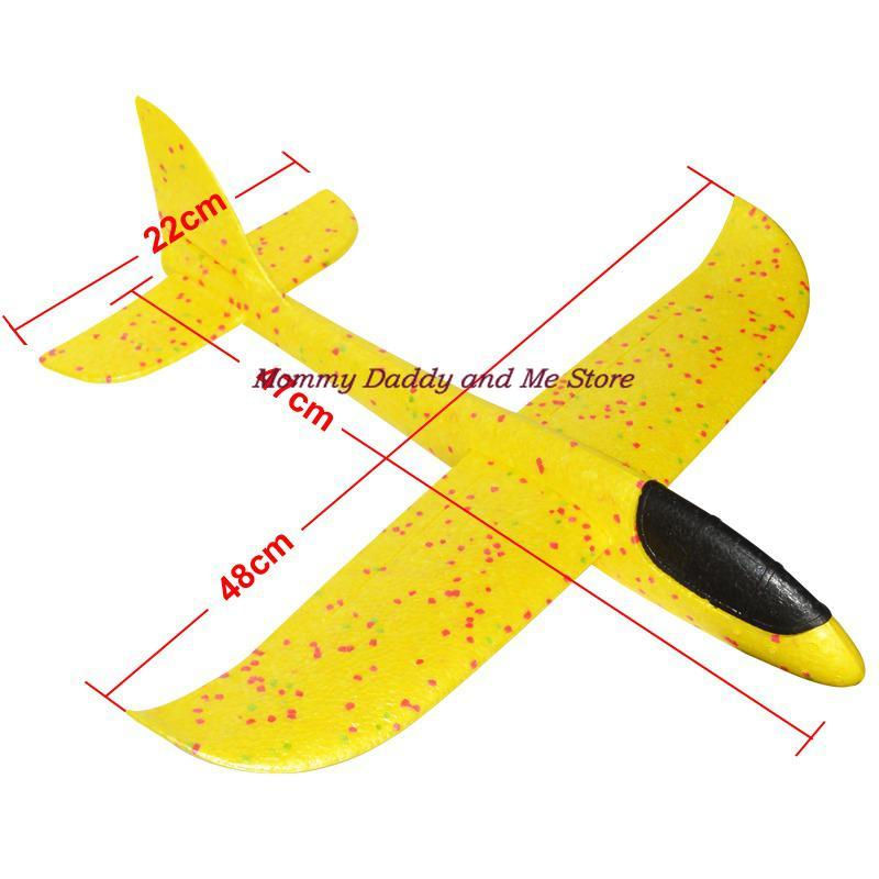 Thumbnail: Schaum Hand Werfen Flugzeuge Spielzeug 37cm 48cm Flug Modus Segelflugzeug Trägh