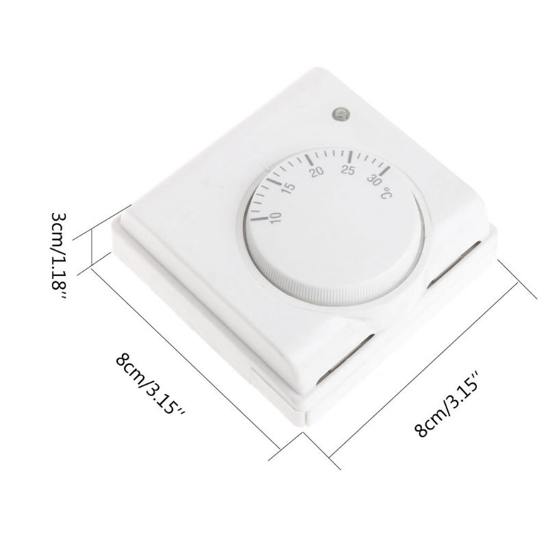 Miniaturbild: Platz 220 6A Mechanische Raumthermostat Temperaturregler Klimaanlage & Boden Ga