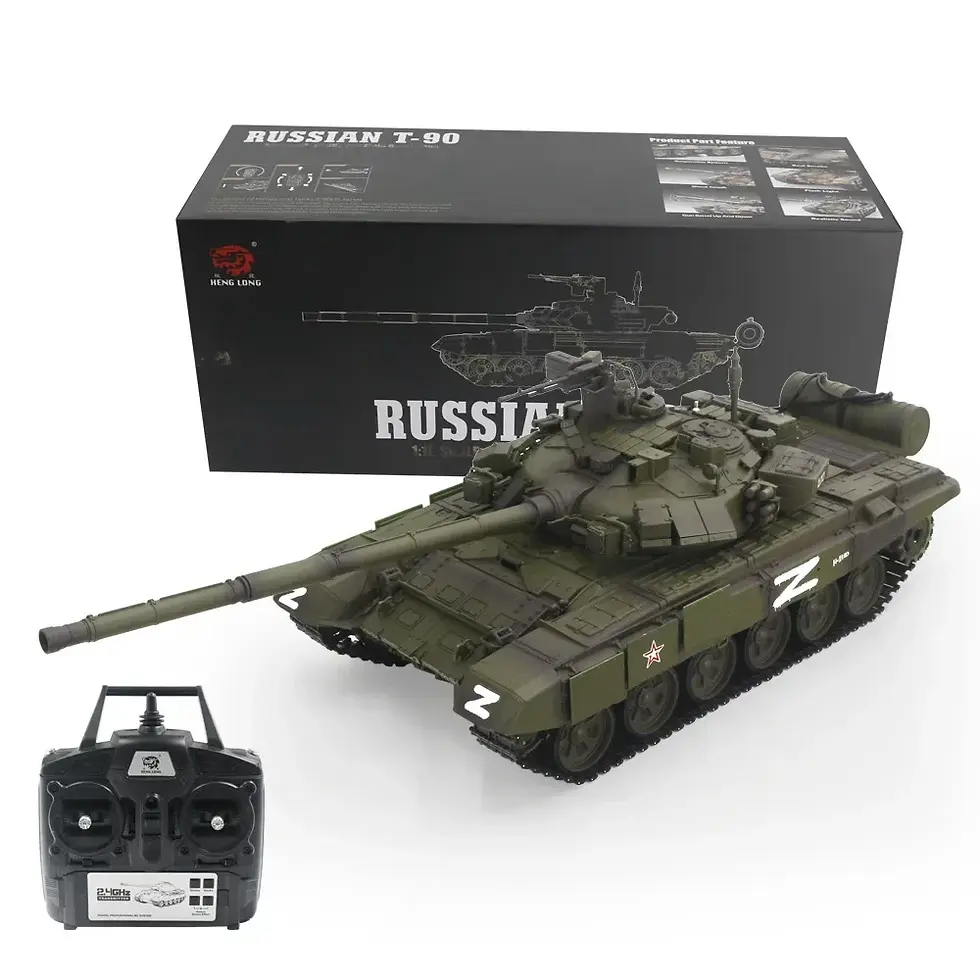 Miniaturbild: New wenglong fern gesteuertes Fahrzeug Haupt schlacht t90 Panzer verfolgt start