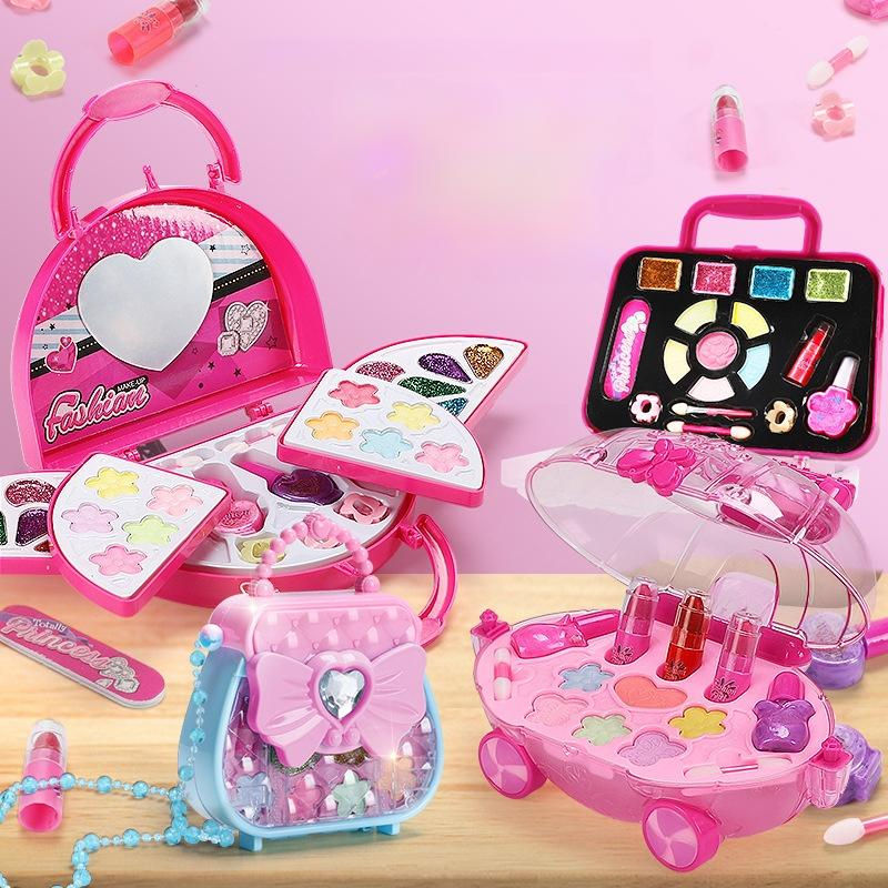 Thumbnail: Kinder Make-up Fall Handtaschen Schönheit kosmetische Prinzessin Spielzeug so t