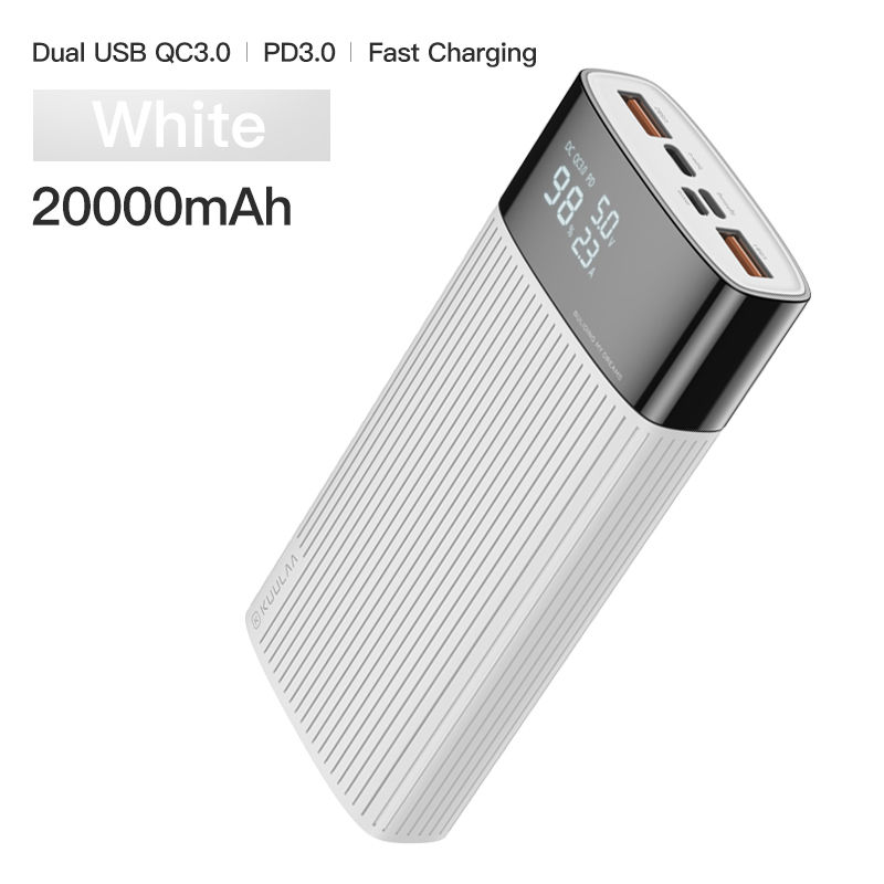 Miniaturbild: KUULAA Power Bank 20000mAh QC PD 3.0 Fast Charging for iPhone 15 14