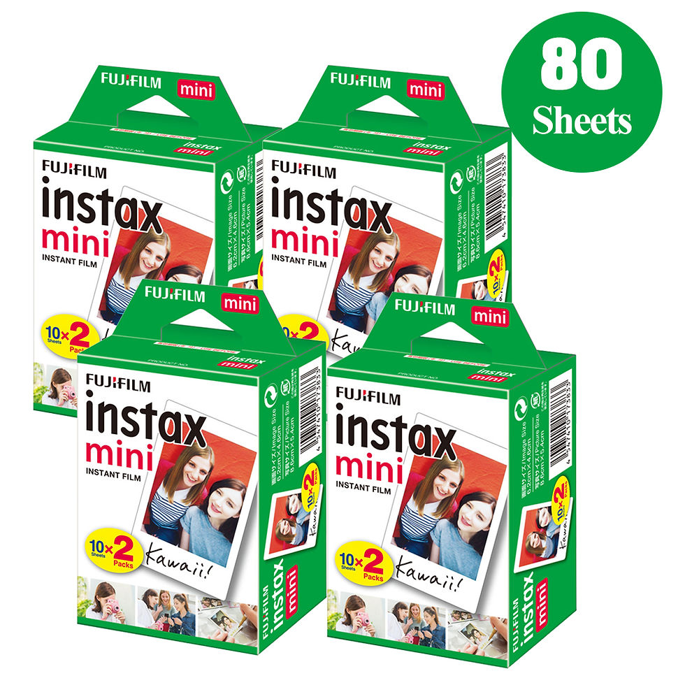 Thumbnail: Fujifilm Instax Mini 20 Sheets White Film Photo Paper Snapshot Album Instant Pr