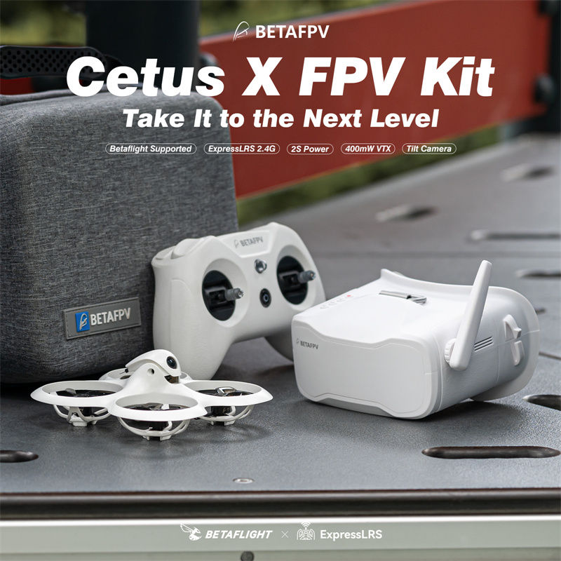 Miniaturbild: Betafpv cetus x fpv kit bürstenloser quadcopter rtf literadio 3 funksender vr03