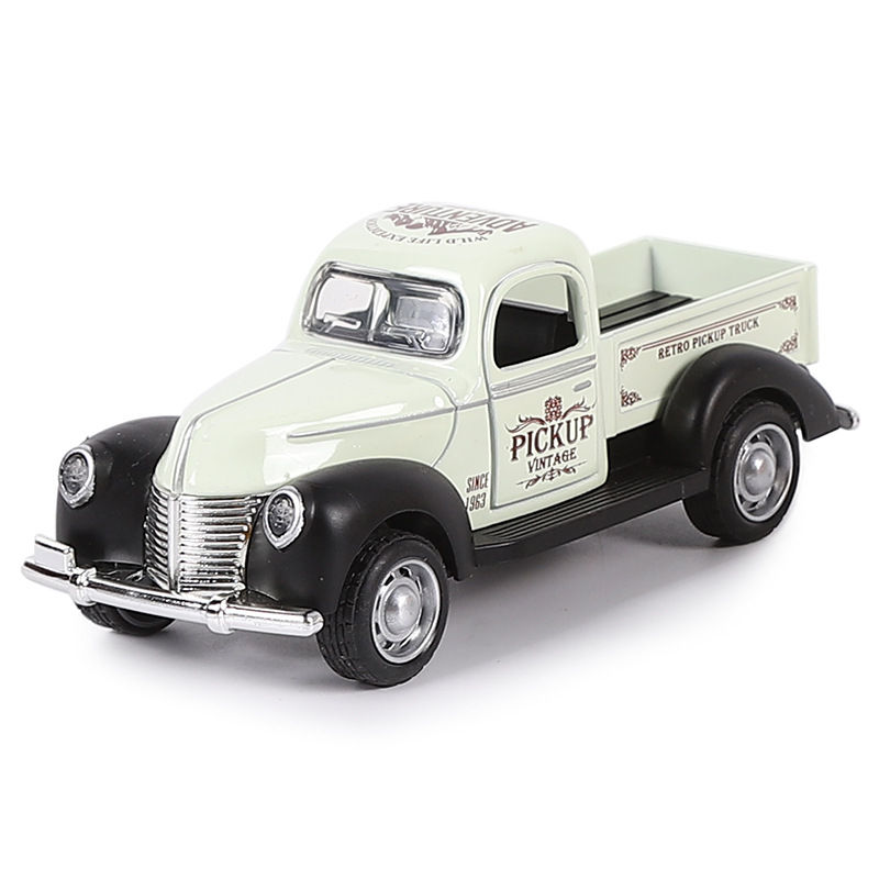 Thumbnail: Antike Legierung Pickup Truck Modell Kinderspiel zeug Auto Dekoration zurückzie