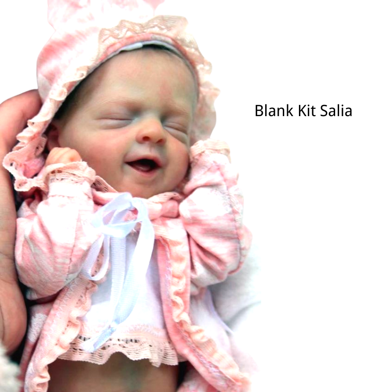 Thumbnail: Mini Bebe Reborn Kit Salia 12 Zoll Reborn Baby Vinyl Puppe Kit unbemalte nicht 