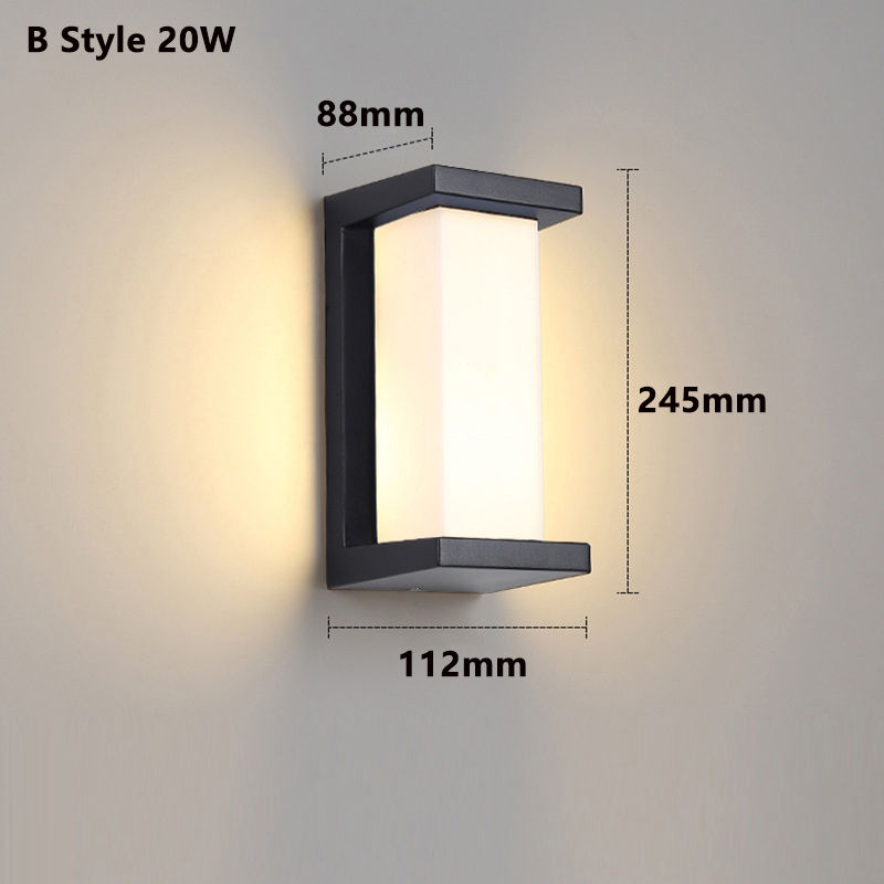 Thumbnail: Led Outdoor Wand Licht Wasserdichte IP65 Motion Sensor Led Outdoor Beleuchtung 