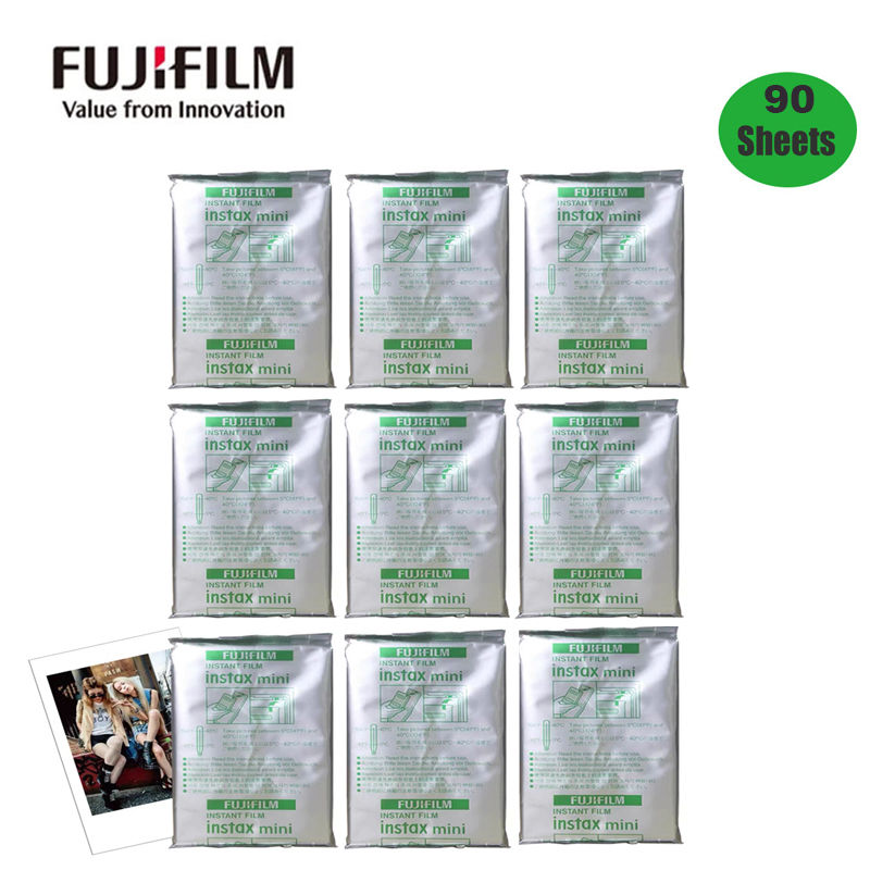 Thumbnail: Fuji Instax Film Paper 10-100 Sheets Fujifilm Instax Mini Film White Edge Photo