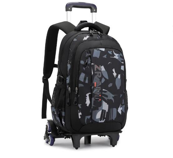 Thumbnail: Schule tasche mit rädern Schule Rollende rucksack Taschen kinder Schule reiseta