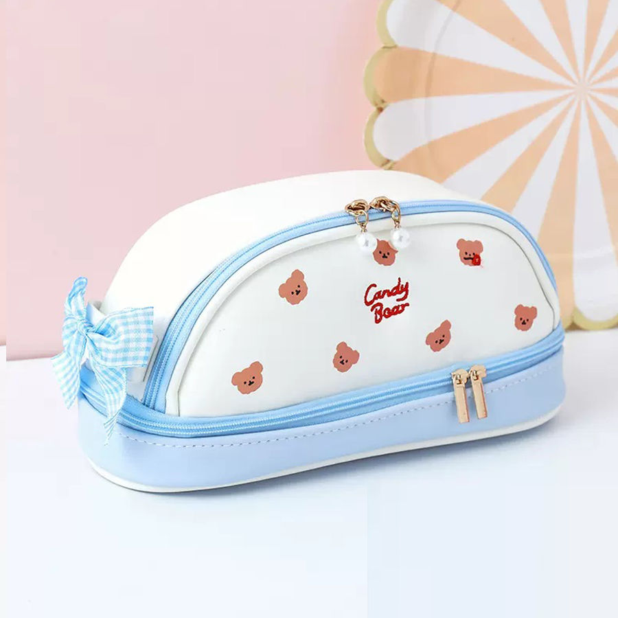 Miniaturbild: Kawaii Feder mäppchen große Kapazität Bleistift box Beutel halter Box Office Sc