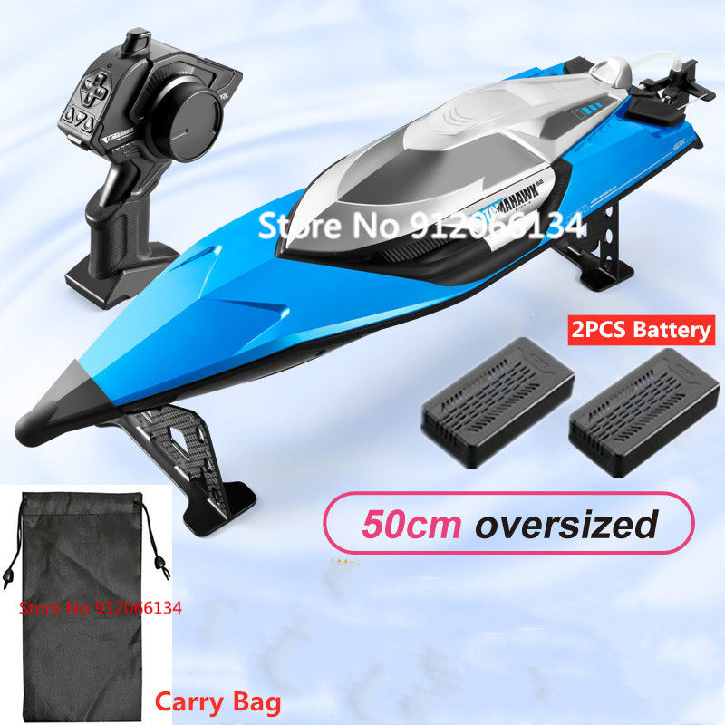 Miniaturbild: 70 km/h RC Schnellboot Doppels chicht wasserdicht 50cm übergroße RC Rennboot Wa