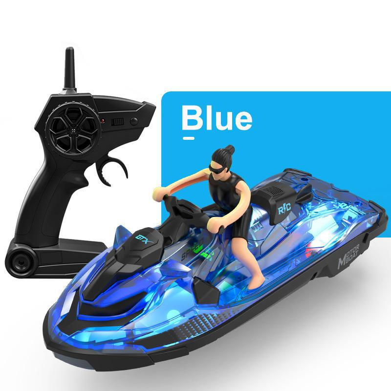 Thumbnail: RC Boot Hoch geschwindigkeit motorboot wasserdicht 2,4g funk gesteuerte Boote R