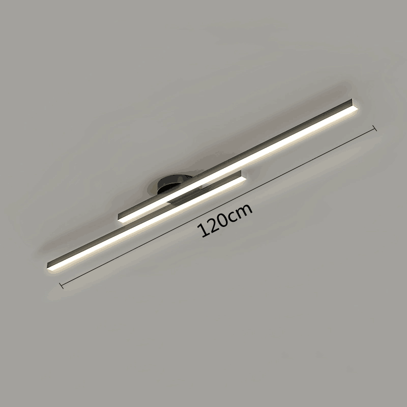 Thumbnail: Lange Aluminium moderne LED Decken leuchte kreatives Design Decken leuchte Inne