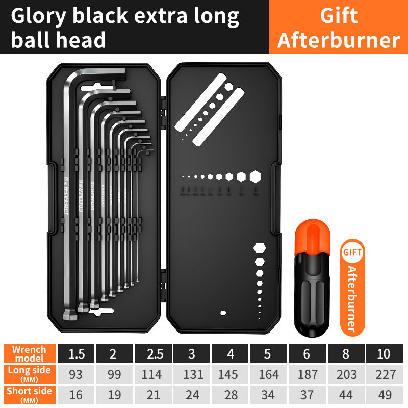 Thumbnail: GRÜNER Allen Key Set Hex Wrench Schraubendreher Sets Kombination Boxed Universa