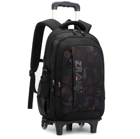 Thumbnail: Schule tasche mit rädern Schule Rollende rucksack Taschen kinder Schule reiseta