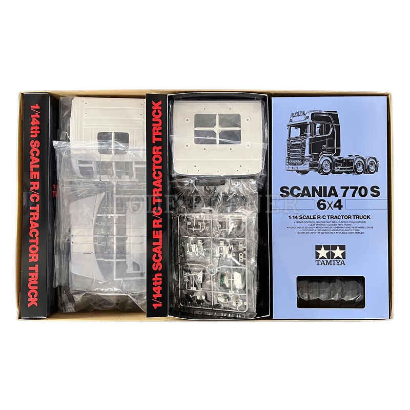 Miniaturbild: 1/14 LKW Spielzeug Upgrade Zubehör für Tamiya Traktor Scani s 6 x4 Sattelzug RC