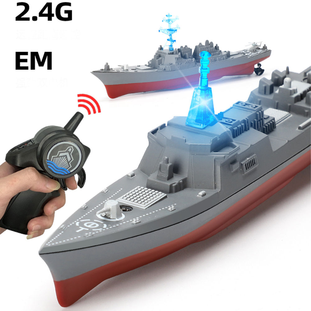 Mini RC Boot 2,4g Simulation Militär Flugzeug träger Sammlung Modell Fernbedien