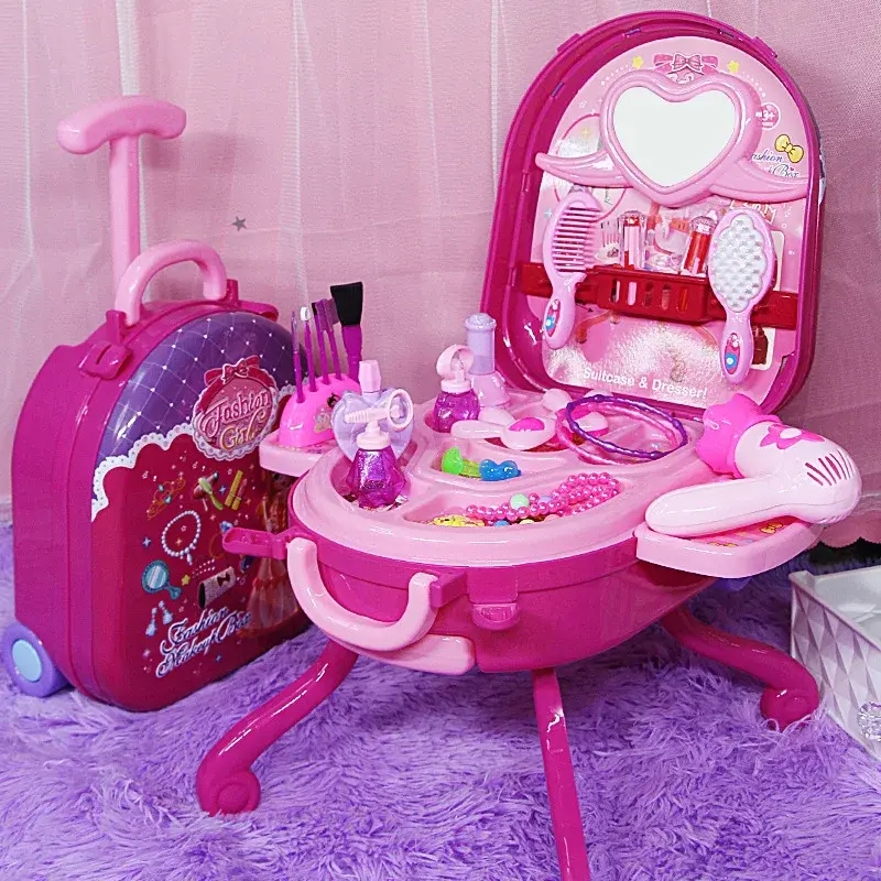 Thumbnail: Play House Set Children's Dressing Table Toys Princess Beauty Set For Girls Fro