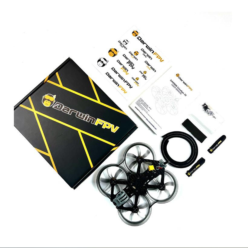 Thumbnail: Darwinfpv cineape 25 112mm 4s cinematic whoop analog/avatar mini hd 3600kv moto