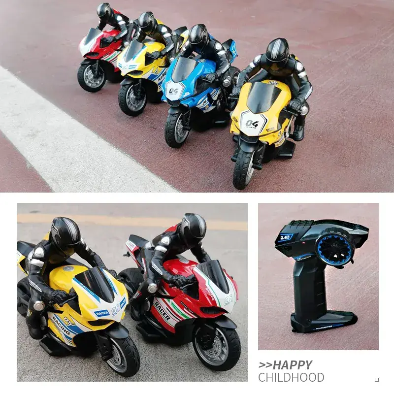 Thumbnail: RC Motorrad Spielzeug 1/10 RC Auto 2,4g Funks teuerung Stunt Drift Offroad Klet