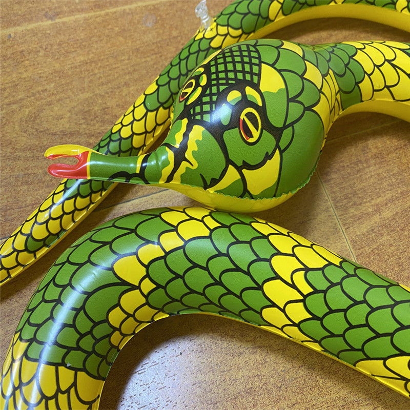 Miniaturbild: PVC Simulated Inflatable Toys Animal Snake Outdoor Garden Lawn Party Decoration