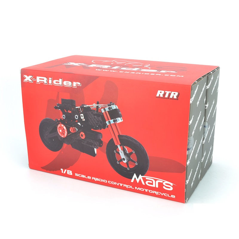 Thumbnail: X-Reiter Carbon Fiber 1:8 Mars Radio Control Racing Motorrad RC Modell Gebürste