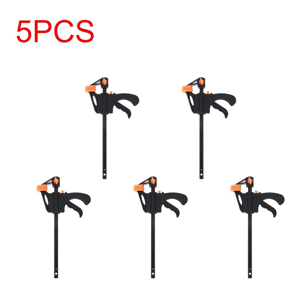 Thumbnail: 1-10 stücke 4 Zoll Holz bearbeitungs klemme F-Typ Nylon Schnell clip Holz bearb