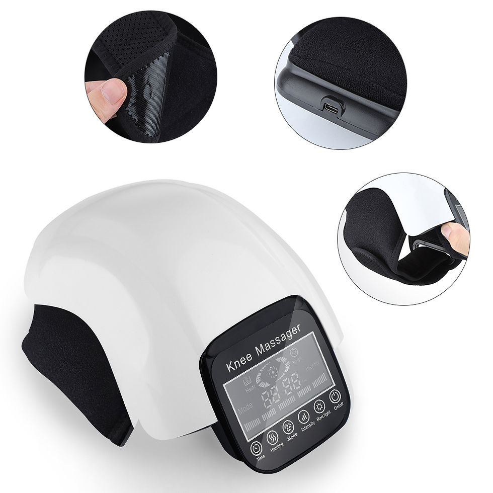 Thumbnail: Elektrische Luftdruck Knie massage Airbag Kompression Vibration Massage Bein Ge