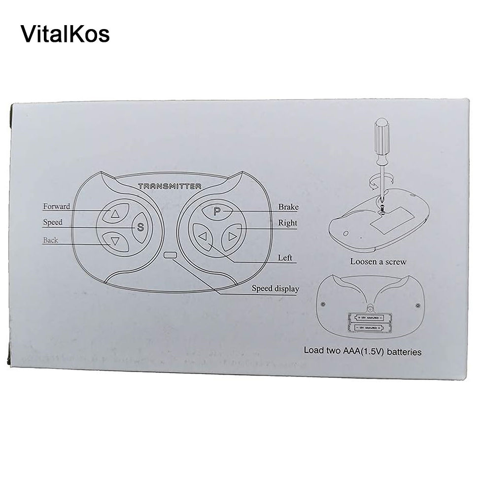 Thumbnail: VitalKos JR1801RX-12V Remote Control and Receiver(Optional) Of Children's Elect