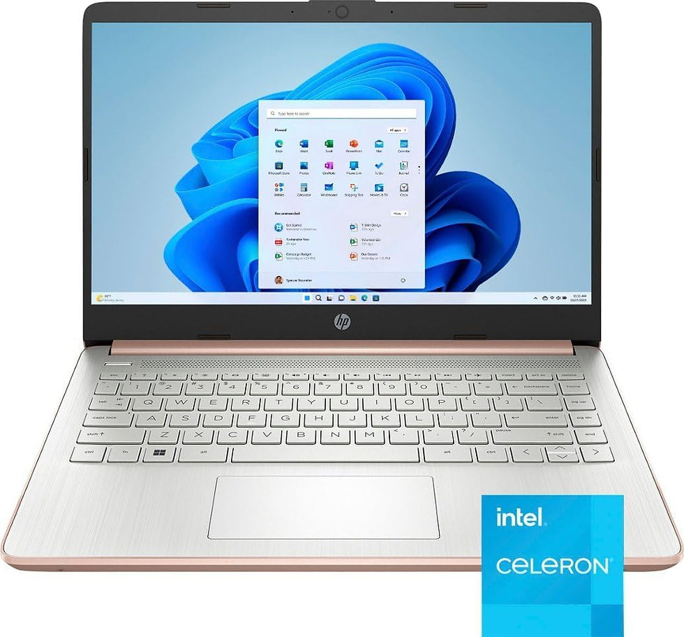 Miniaturbild: HP Ultraleicht Laptop für Studenten und Business, Intel Quad-Core, 8 GB RAM, 19