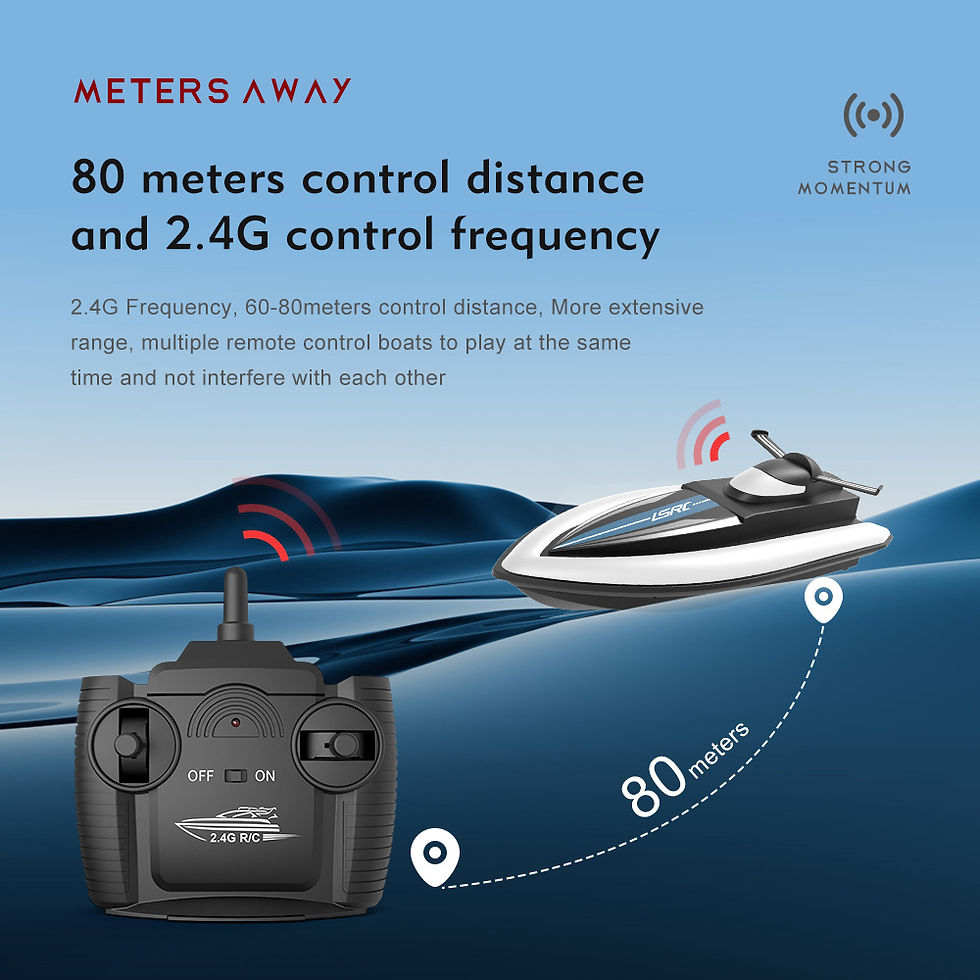 Miniaturbild: 2,4g LSRC-B8 rc Hochgeschwindigkeits-Rennboot wasserdichtes wiederauf lad bares