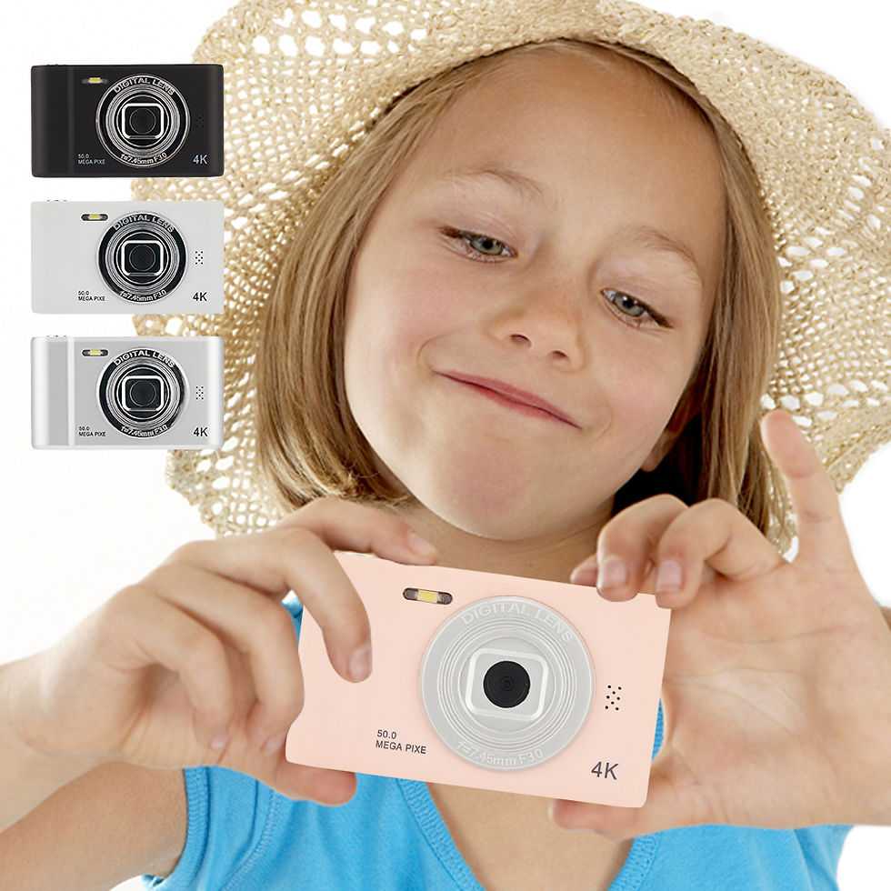 Thumbnail: 4k Digital kamera 2,4 Zoll ips Bildschirm Campus Selfie Mini Retro-Kamera mit T