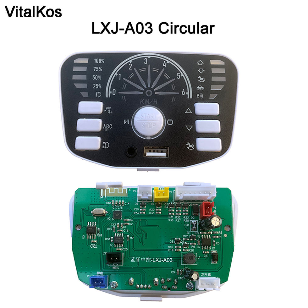 Thumbnail: VitalKos LXJ-A02 ZK906 2.4G Bluetooth Multifunctional Central Control Panel Of 