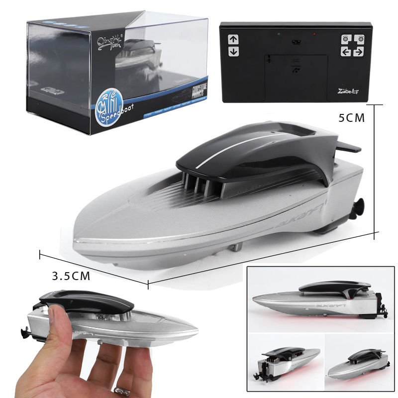 Thumbnail: Mini 5 km/h Rc Boot Radio Remote Gesteuert Geschwindigkeit Schiff Boote Sommer 