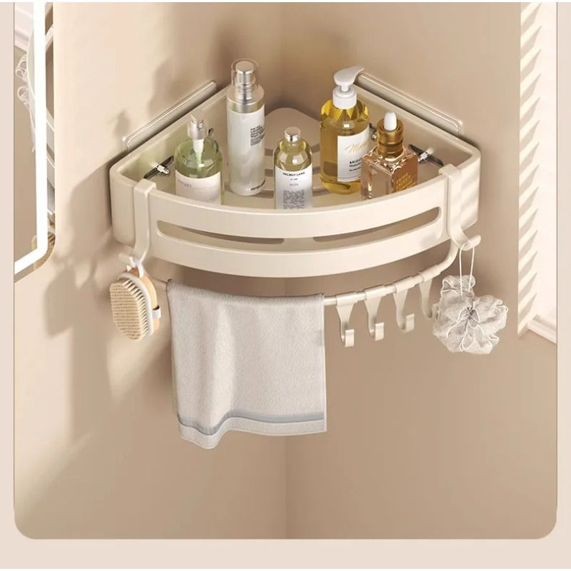 Thumbnail: Bad Regal Aluminium legierung Shampoo Rack Wand Ecke Regal Make-up Lagerung Ver