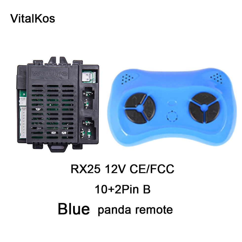 Thumbnail: VitalKos Weelye RX25 6V  12V Receiver (Optional) Kids Electric Car 2.4G Bluetoo